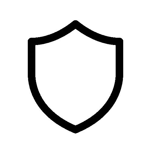  Icono de escudo, cumplimiento de protección de datos