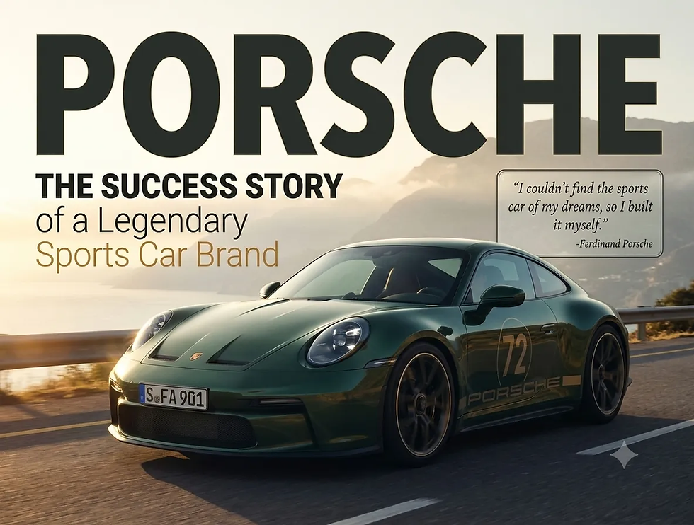 Porsche: The Success Story of a Legendary Sports Car Brand
