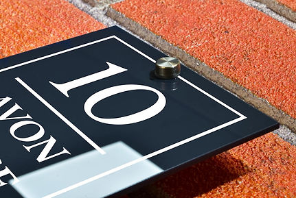 Close up of UV printed Sign