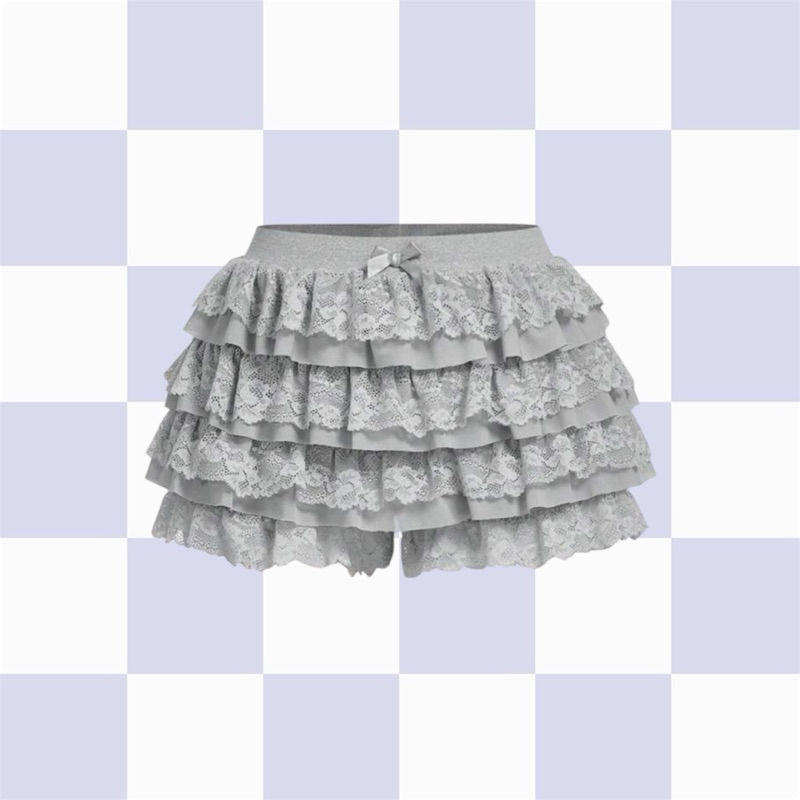 Thumbnail: lace ruffle shorts 