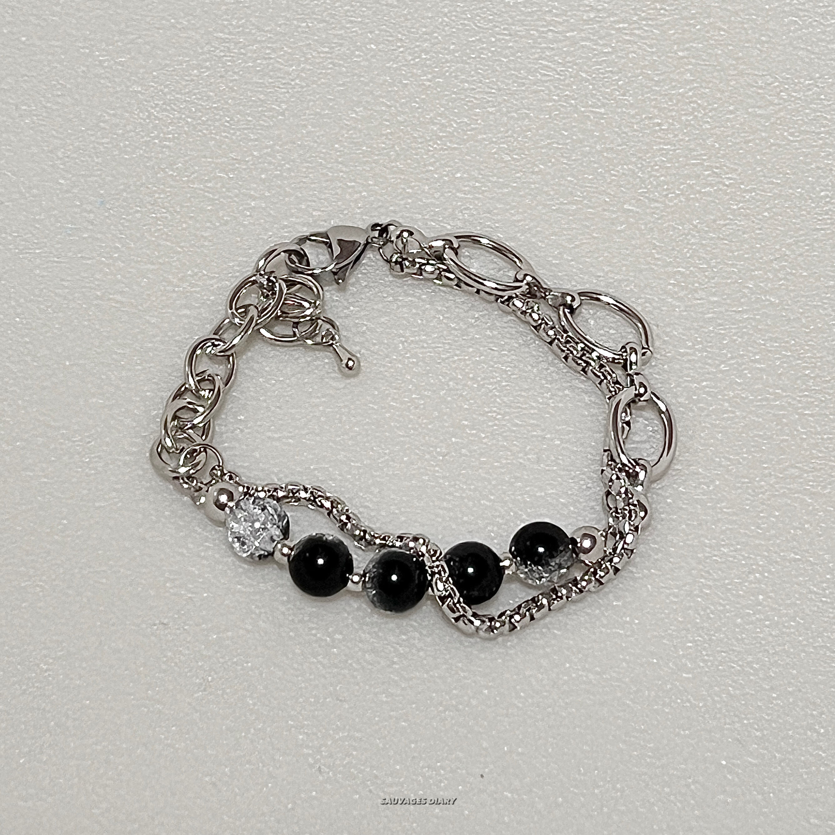 layered chain bracelet 