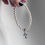 Thumbnail: beaded pearl cross pendant bracelet 
