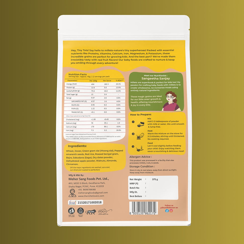 Thumbnail: Kids Millet Banana Mix
