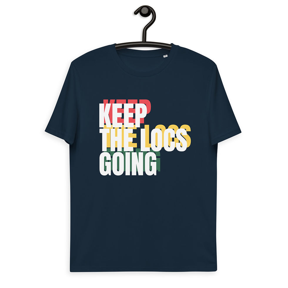 Thumbnail: Keep The Locs Going Men organic cotton t-shirt