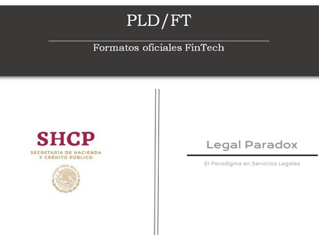 Publicación de layouts FinTech en PLD/FT