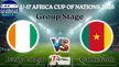 Côte d’Ivoire vs Cameroon U-17 AFCON 2026 Preview