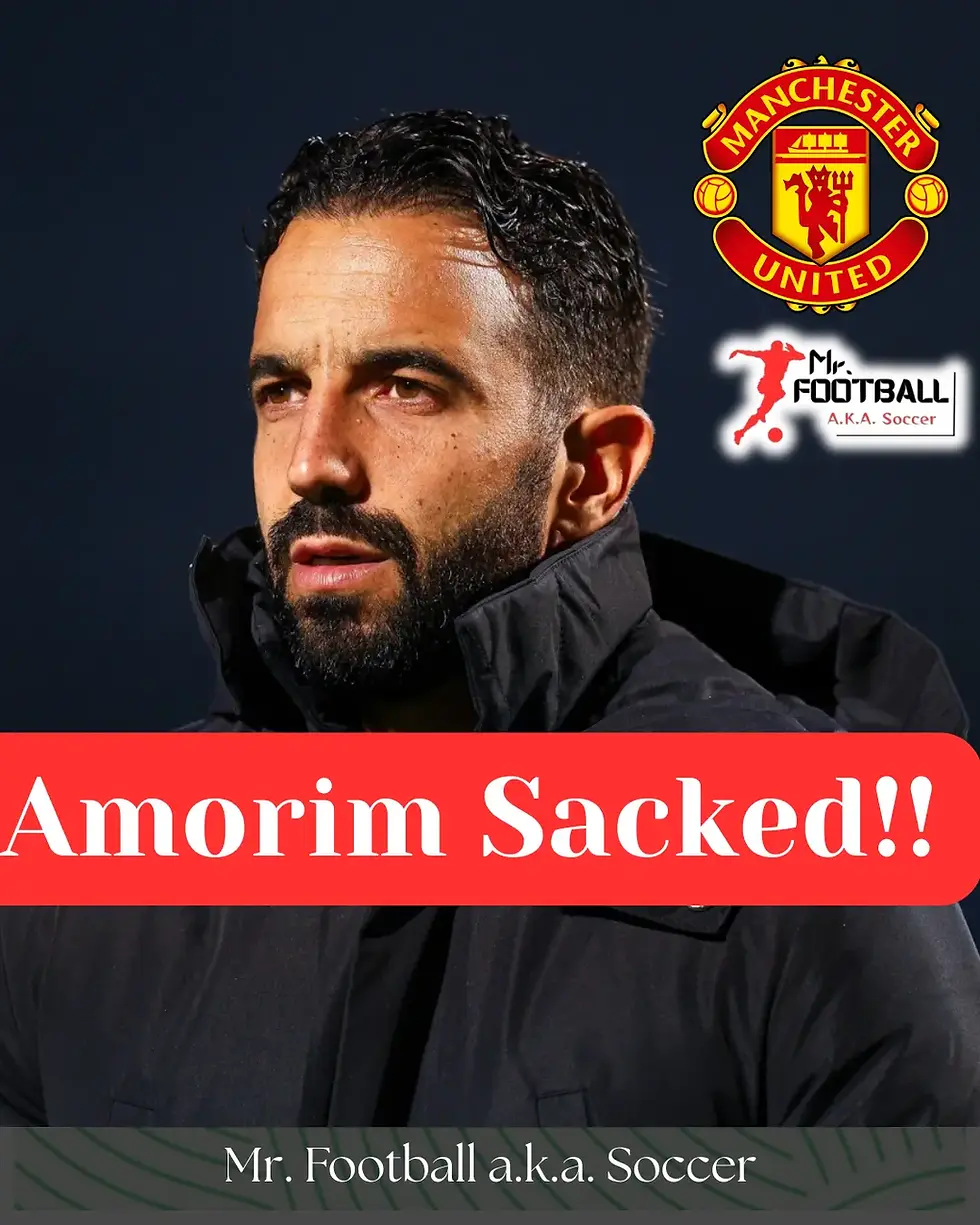 Amorim Sacked by Manchester United