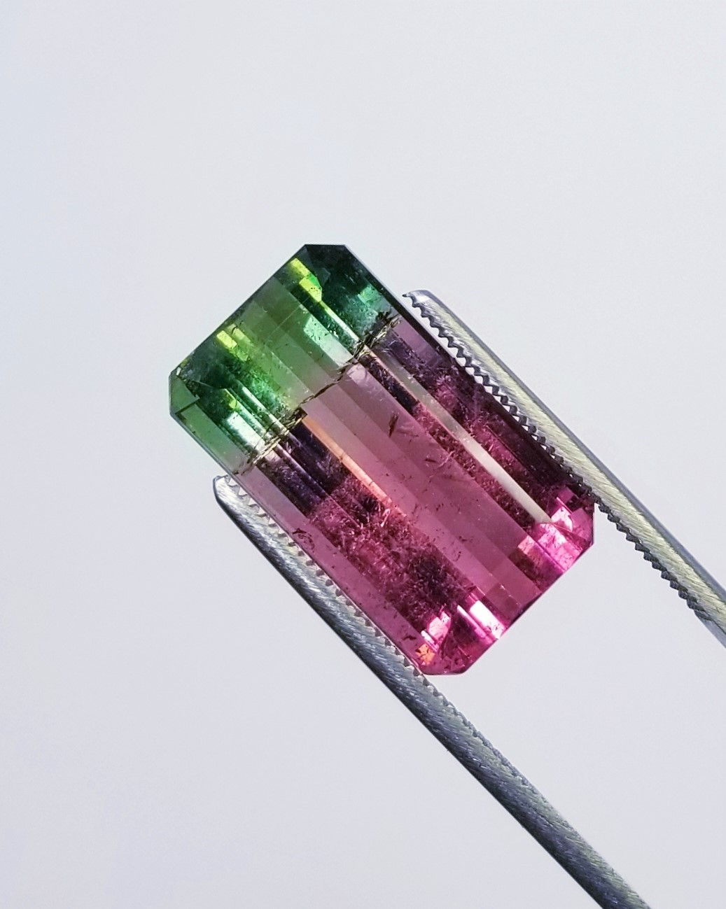 Parti-Color Tourmaline 17.06 ct