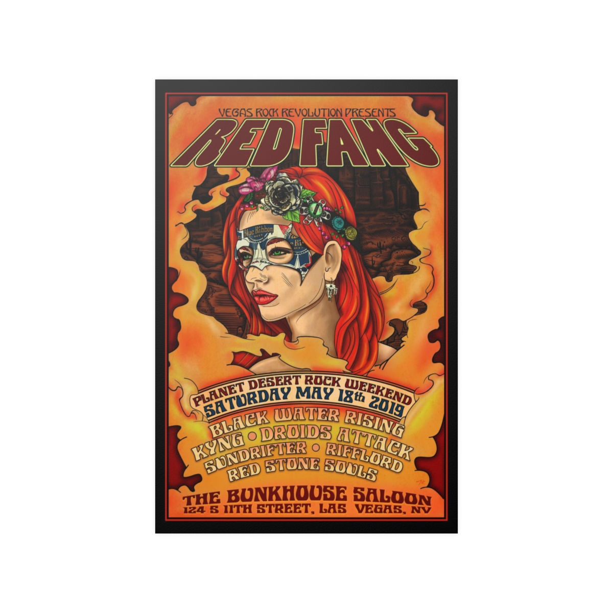 Red Fang - Planet Desert Rock Poster (210gsm)