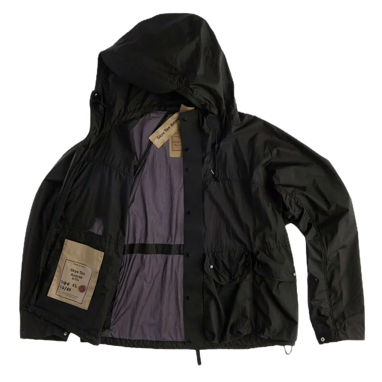 SKYE TEN ANORAK IN BLACK