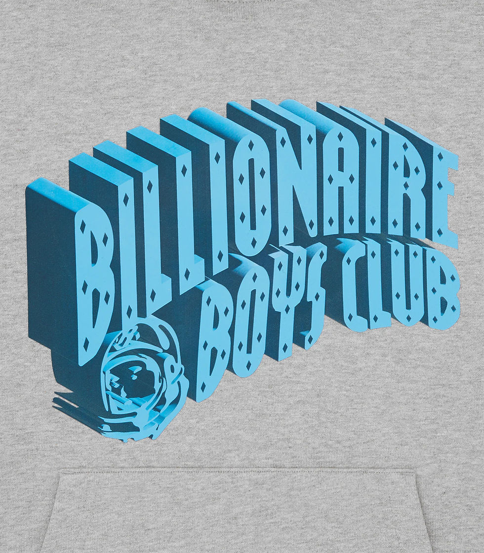 Thumbnail: 3D ARCH LOGO POPOVER HOOD IN GREY 