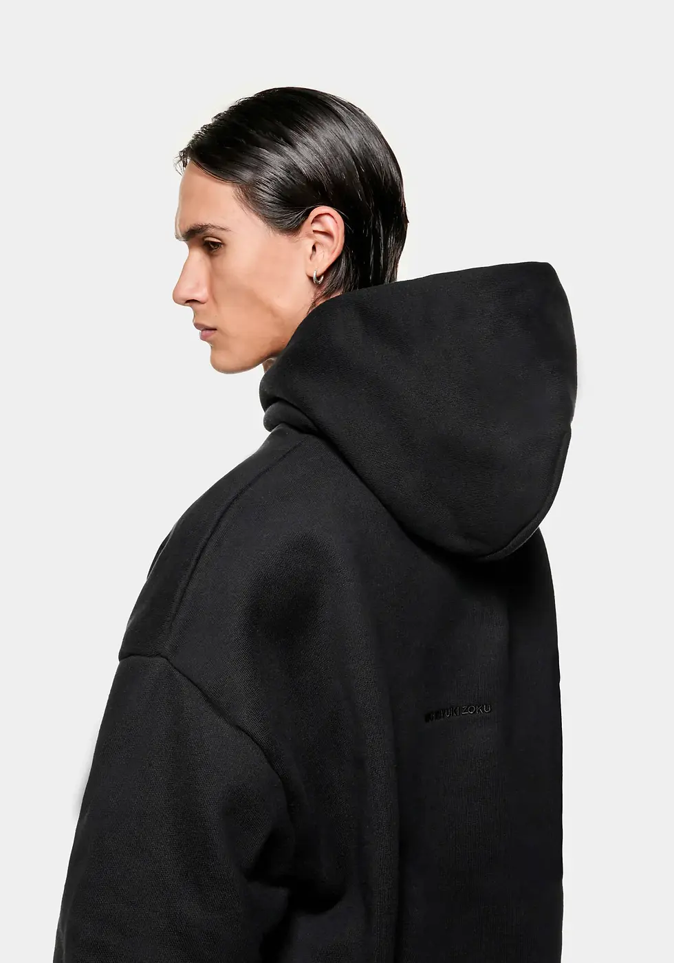 Thumbnail: MKI 800 GSM SUPERWEIGHT HOODY IN BLACK
