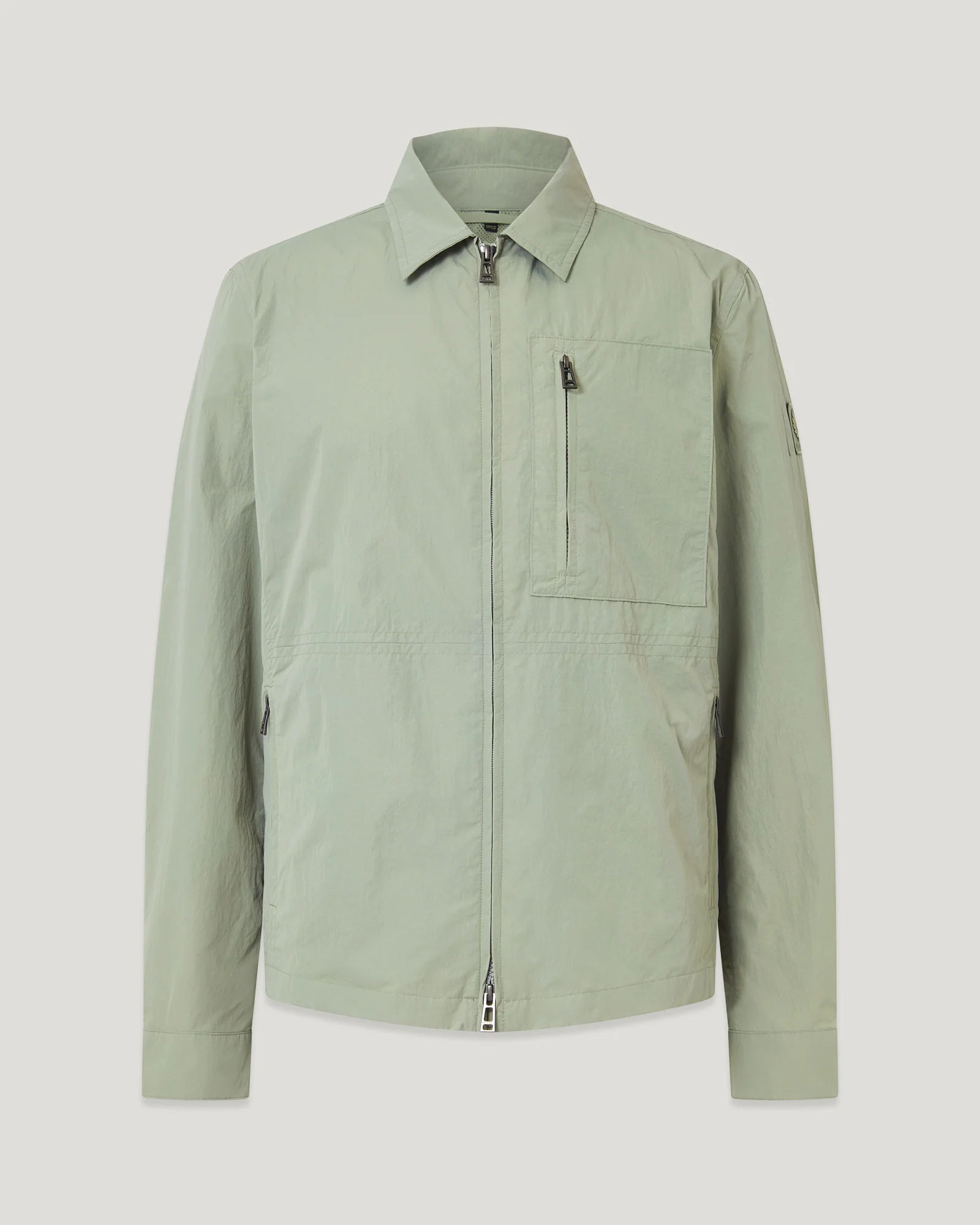 GRID OVERSHIRT IN LYCHEN