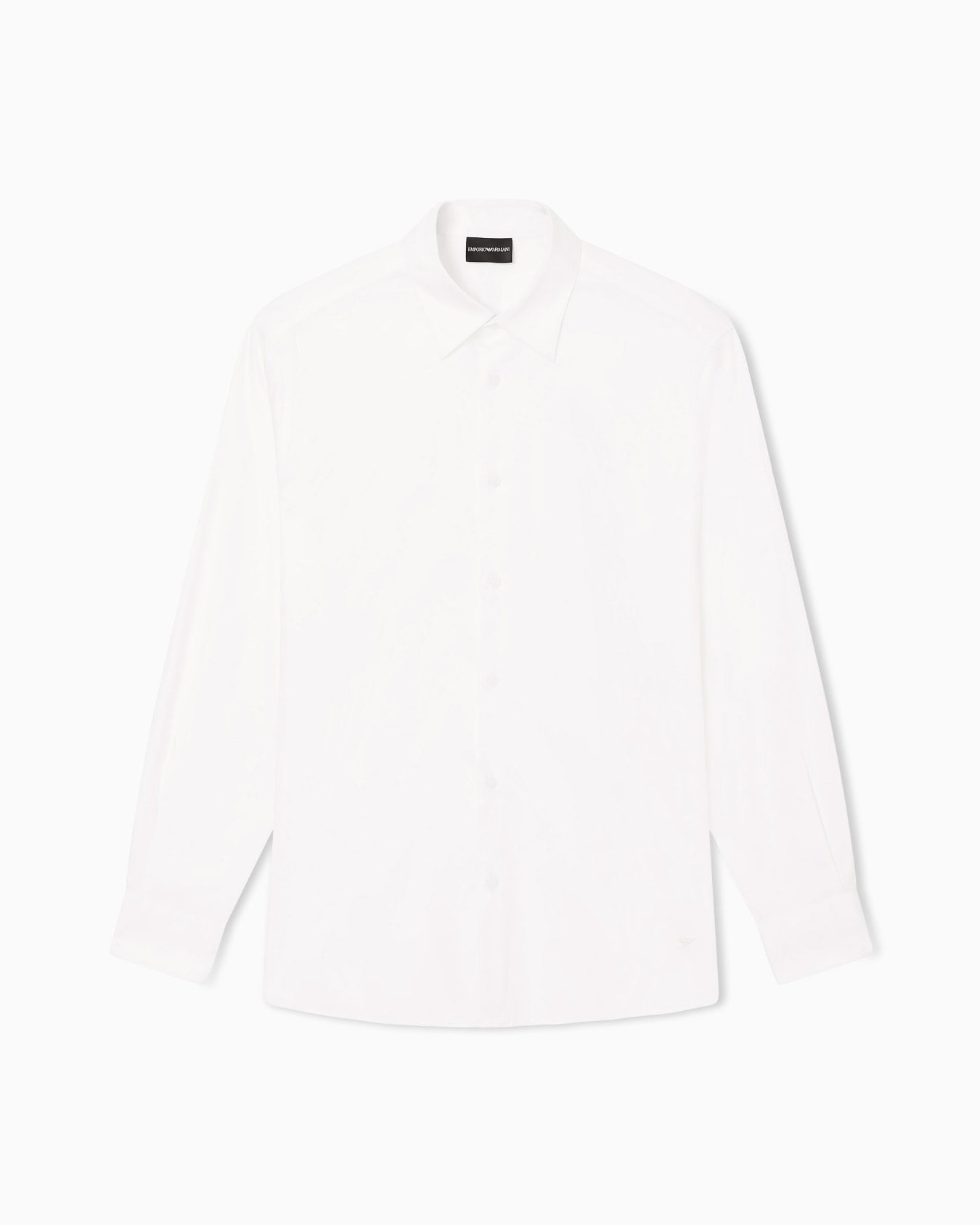 STRETCH PIMA COTTON SHIRT IN WHITE