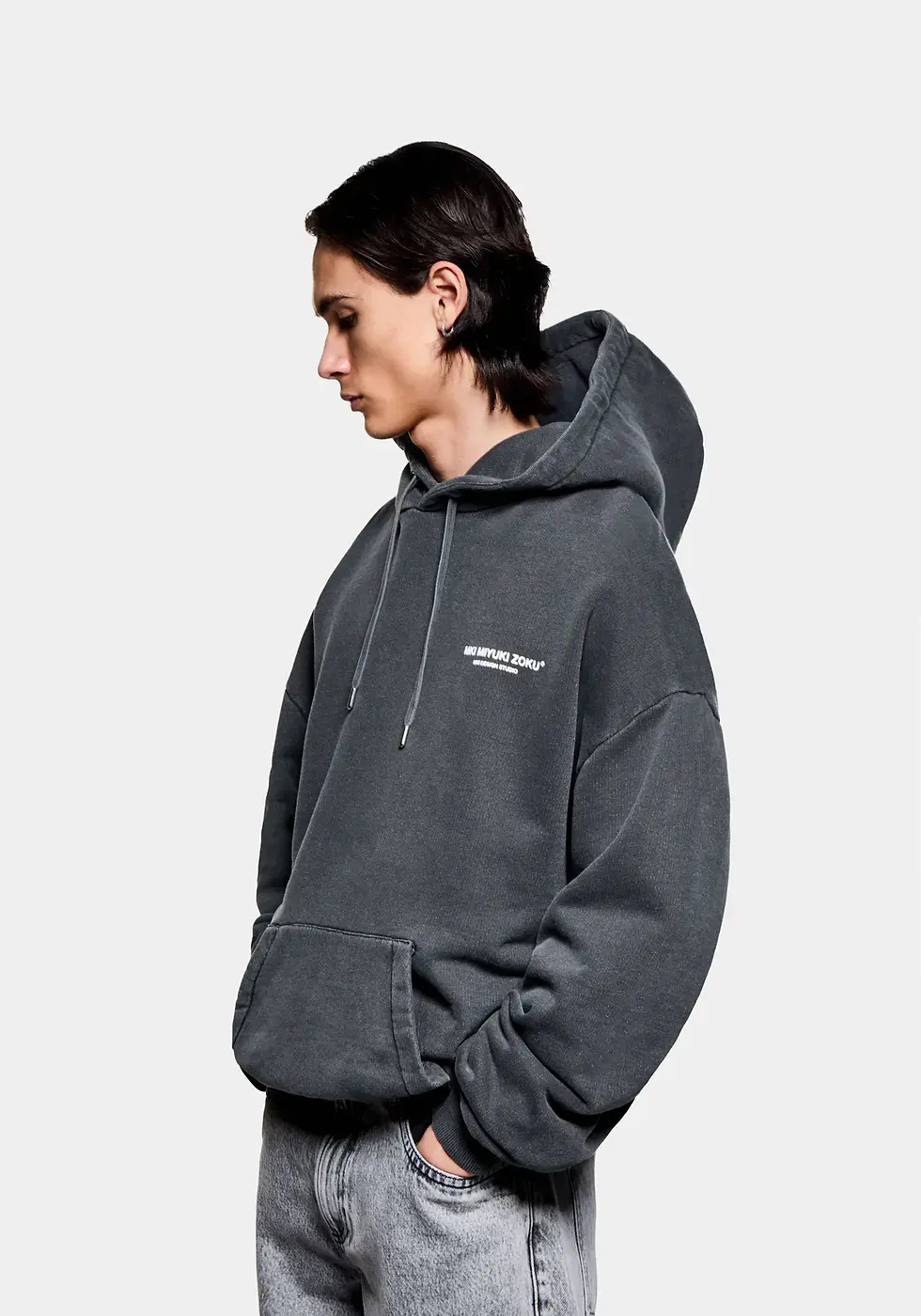 Thumbnail: MKI DESIGN STUDIO HOODY IN PIGMENT BLACK