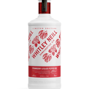 Limited Edition Strawberry & Black Pepper Gin Whitley Neill