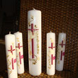 Goldranke mit Kreuz