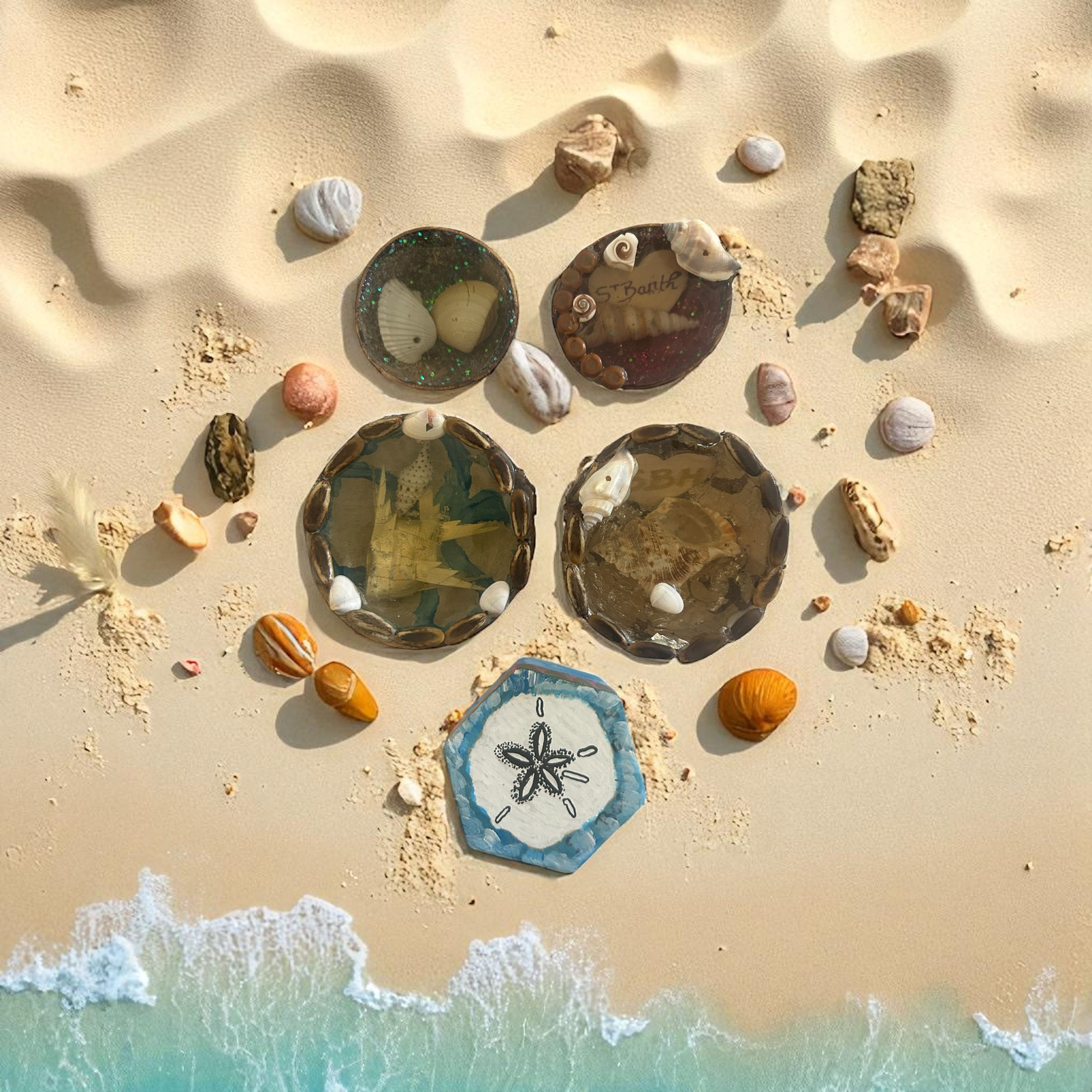 Petites calebasses résine 