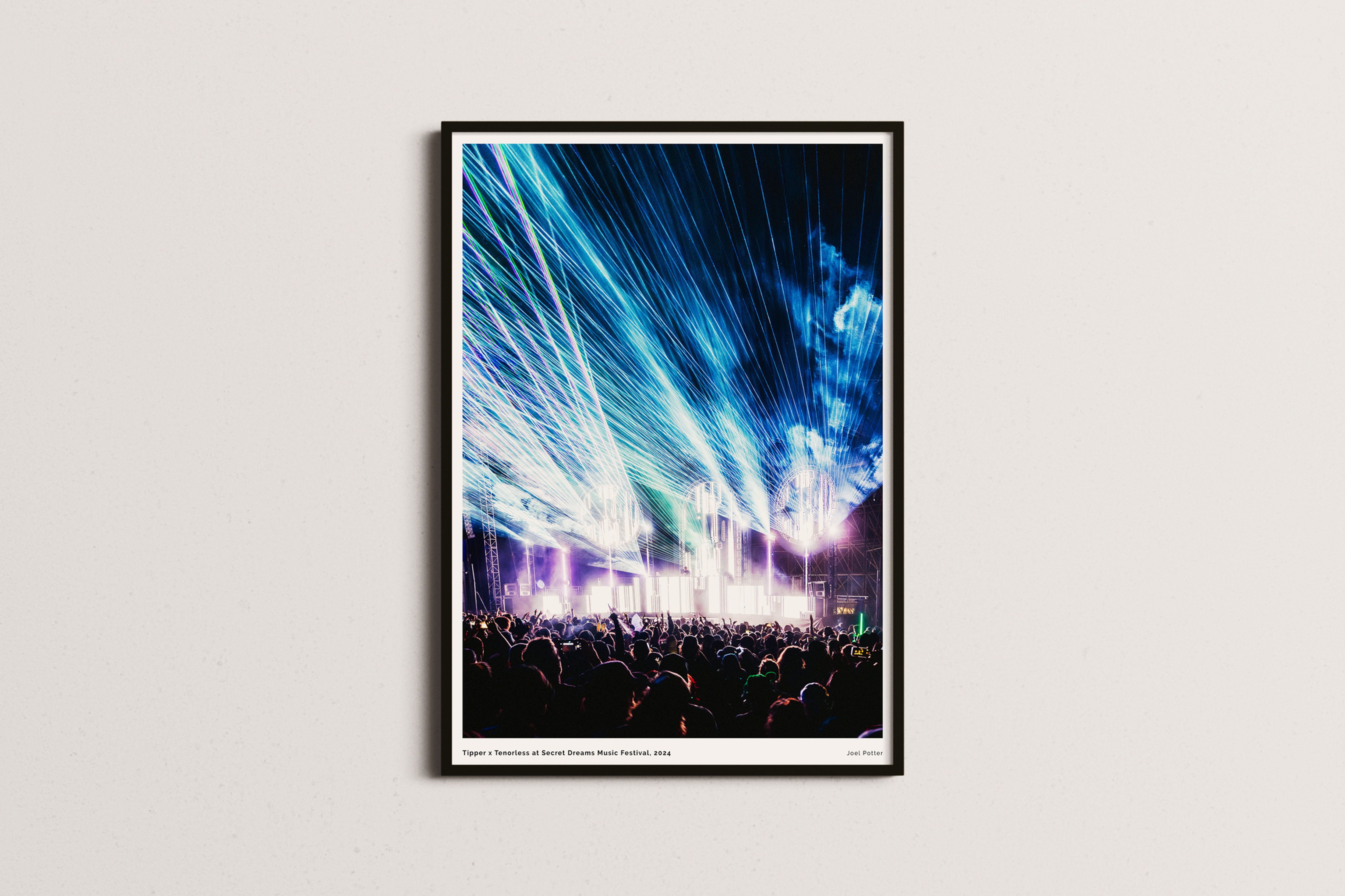 Framed Photo Print of Tipper Performing at Secret Dreams Music Festival 2024