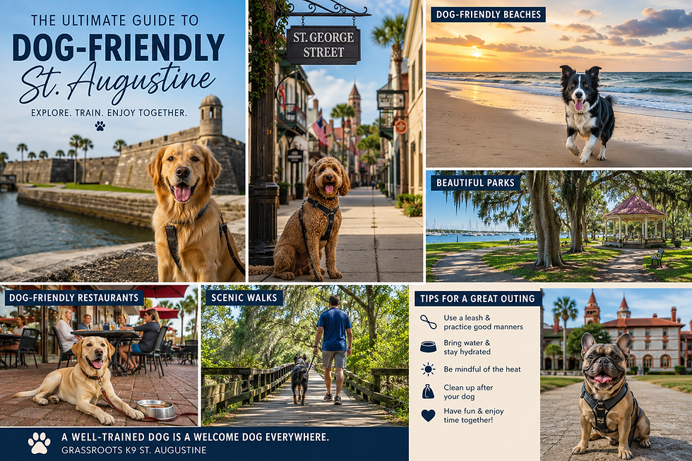 Things to Do With Dogs in St. Augustine