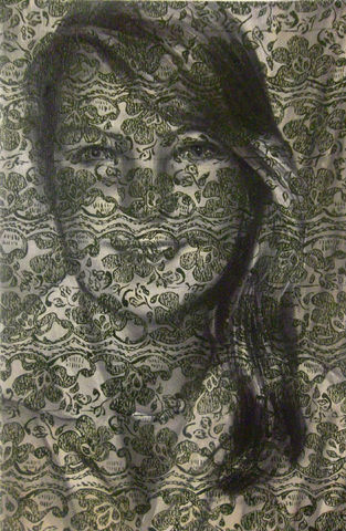 Oil painting memorial portrait