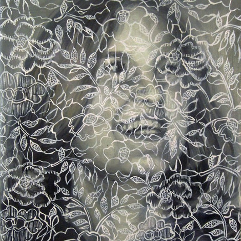 Oil painting memorial portrait