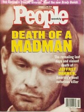 Jeffrey Dahmer People weekly magazine yellow eyes
