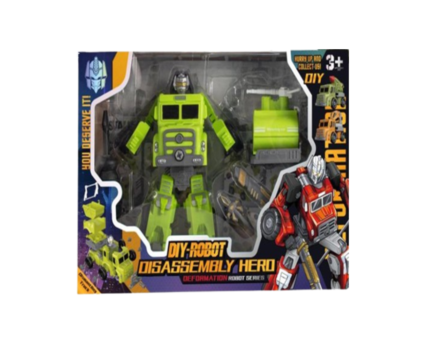 ROBOT TRANSFORMABLE CAMIÓN VERDE