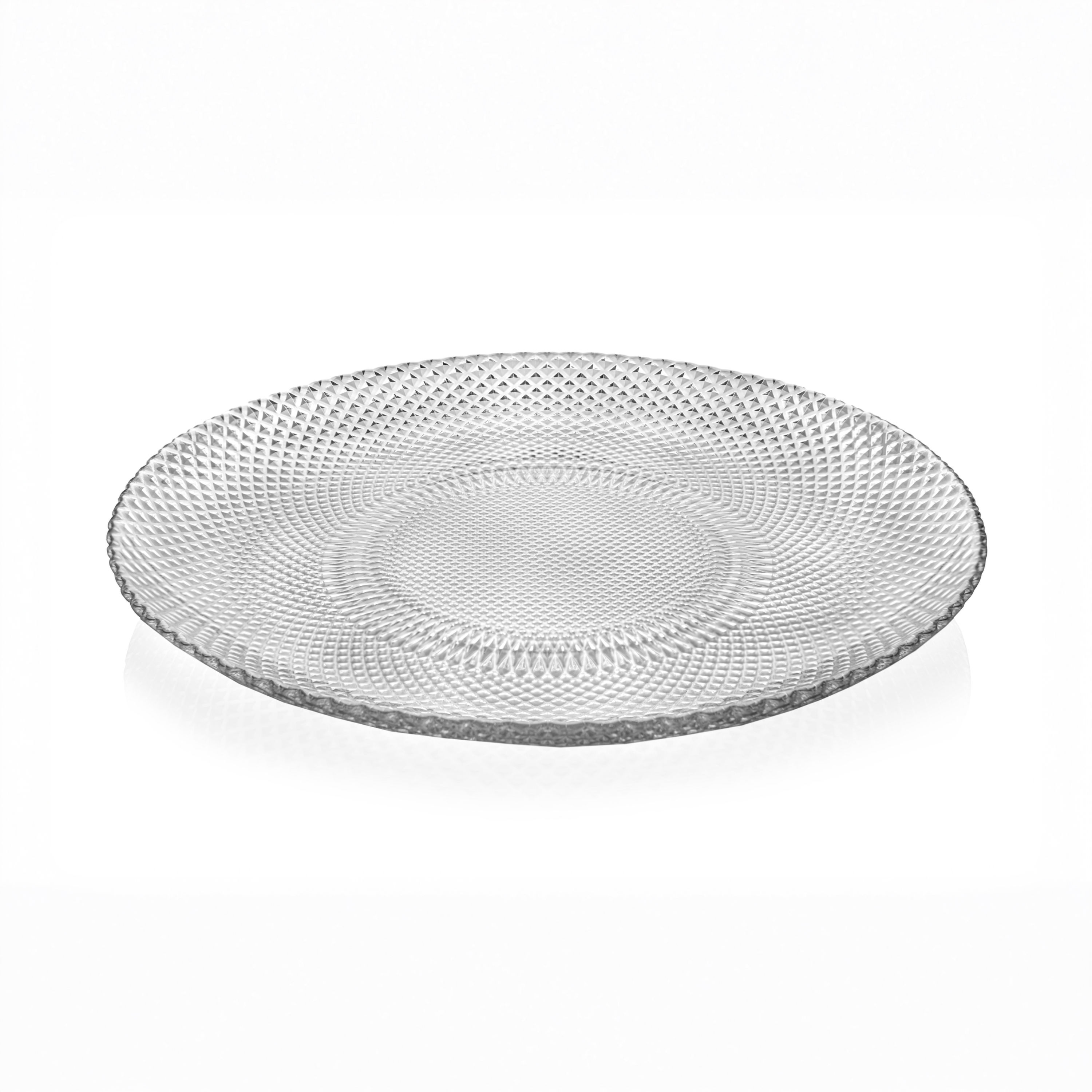 Pixel Glass Dinner Plate Set
