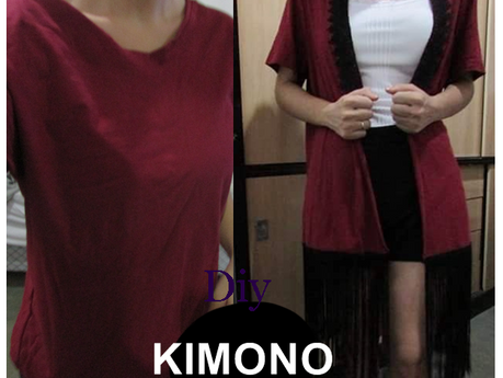 Diy Kimono - Faça Você Mesma Suas Roupas
