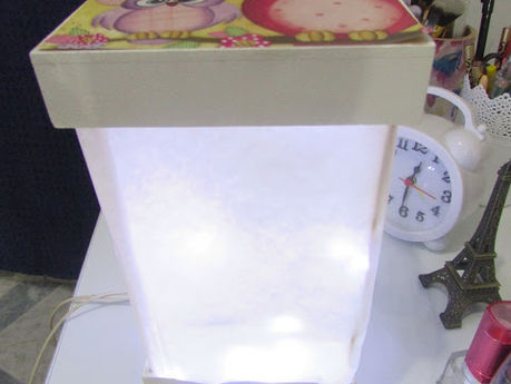 Diy Iluminaria de Caixa de Mdf