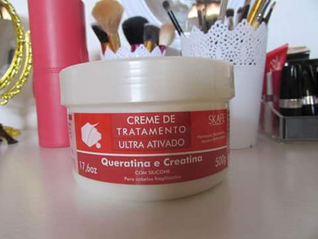 Resenha Creme de Tratamento Ultra Ativado Skafe - Queratina e Creatina
