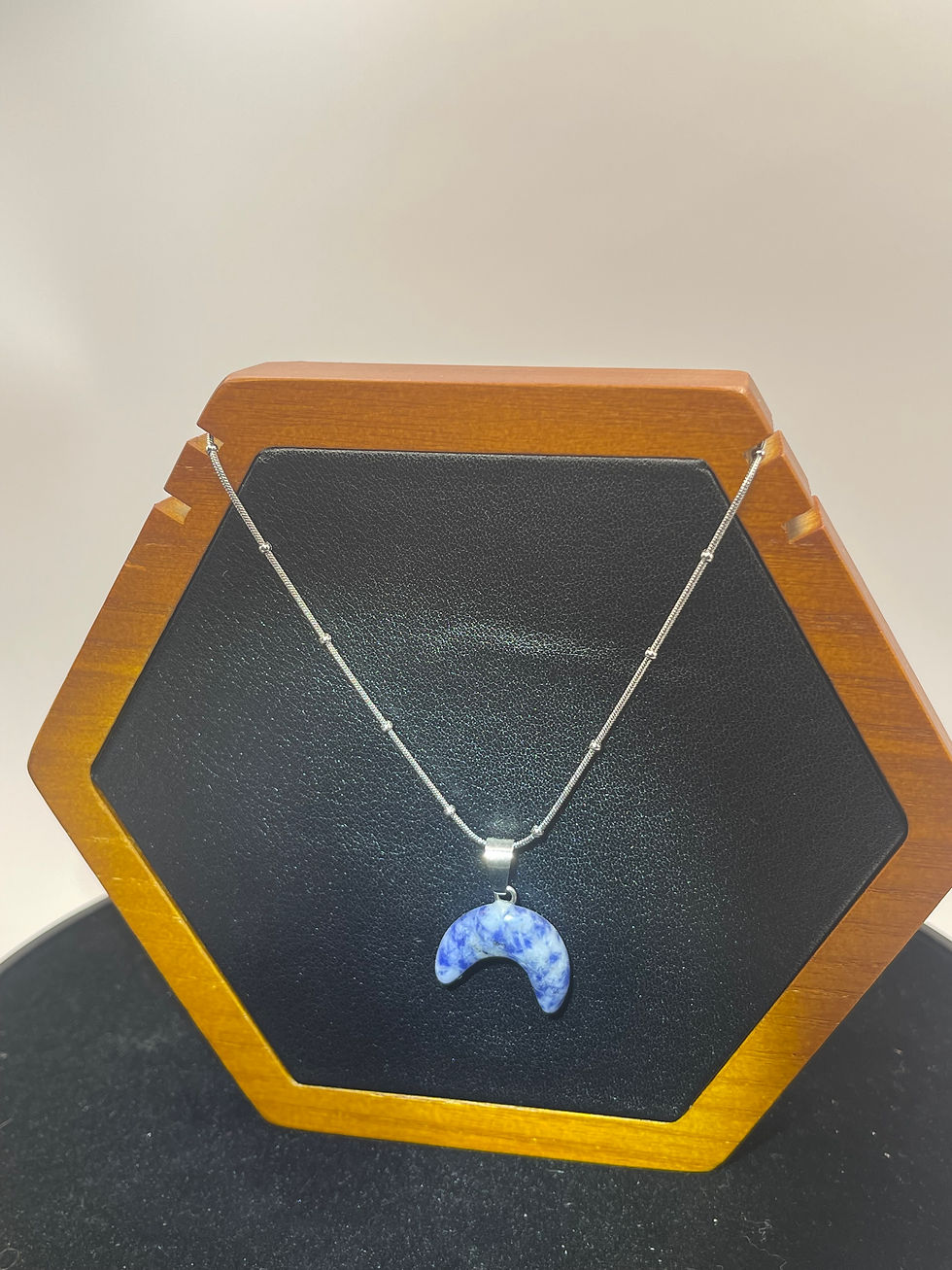 Thumbnail: Sodalite Moon Necklace