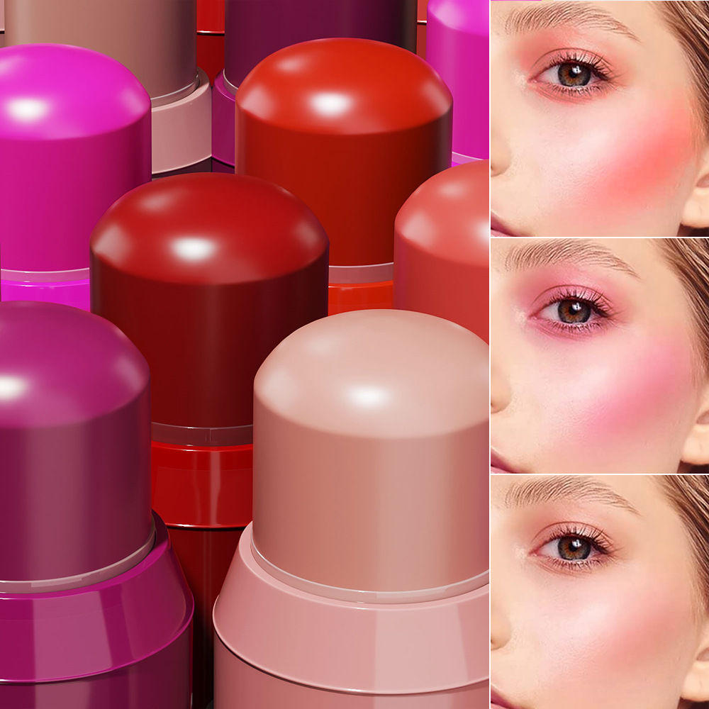 CmaaDu 6 Color Blush Lipstick Eyeshadow Set