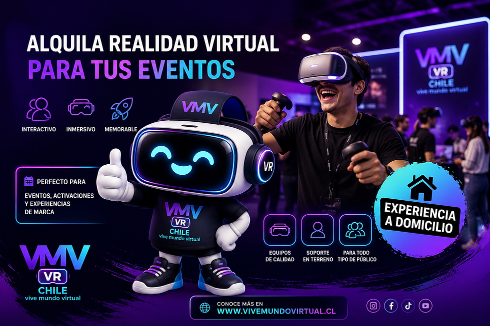¿Es posible alquilar equipos de realidad virtual para eventos en Chile?
