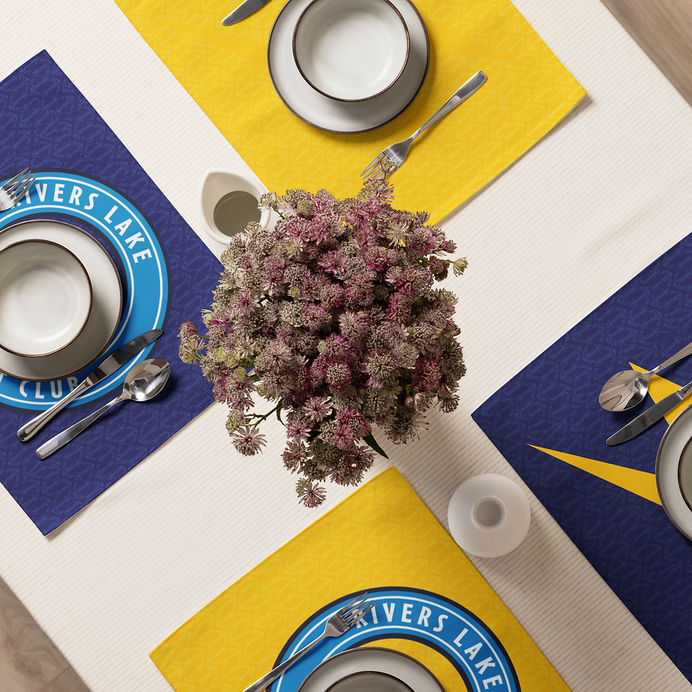 Thumbnail: Placemat Set - Rivers Lake Yacht Club