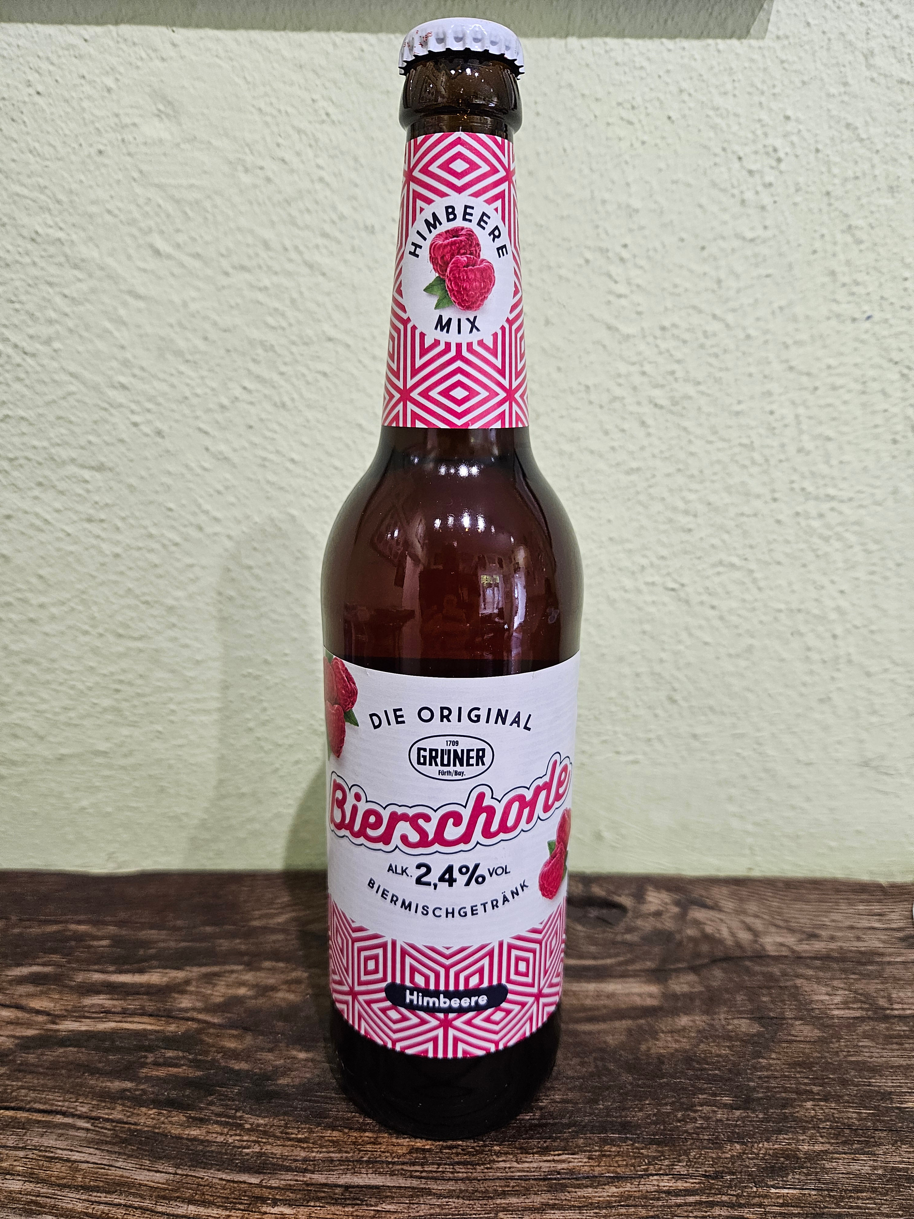 GRUNER Bierschorle Himbeere 2.4% radler