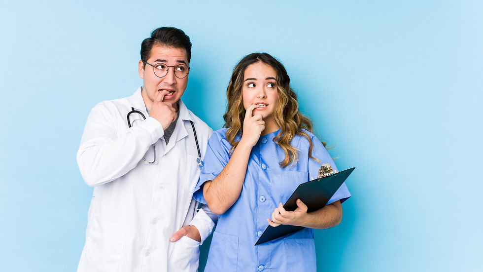 Doctors in Diagnostic Center Puzzled