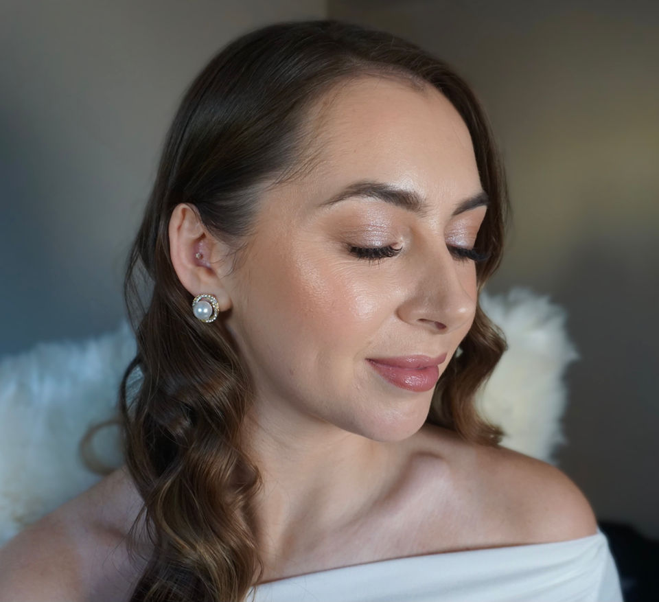 Glowy Bridal Makeup, Makeup Artist Ireland