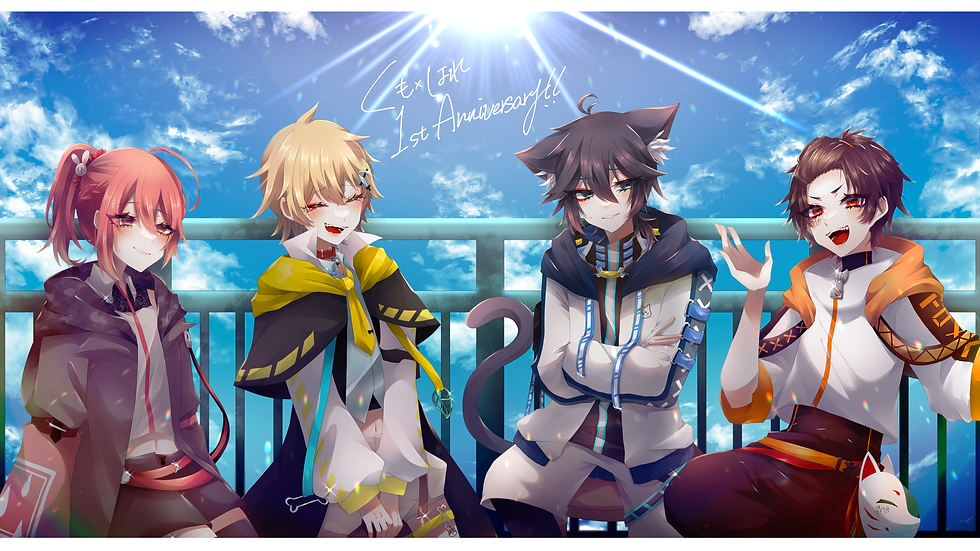 Work⋮一周年記念絵 くもはれ
