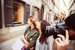 taking photos