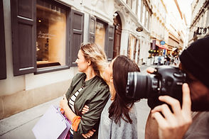 taking photos
