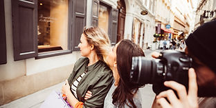 taking photos