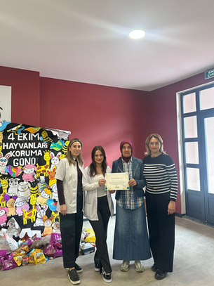 ÖĞRENCİLERİMİZDEN HAYVANLARI KORUMA GÜNÜNE ANLAMLI KATKI...