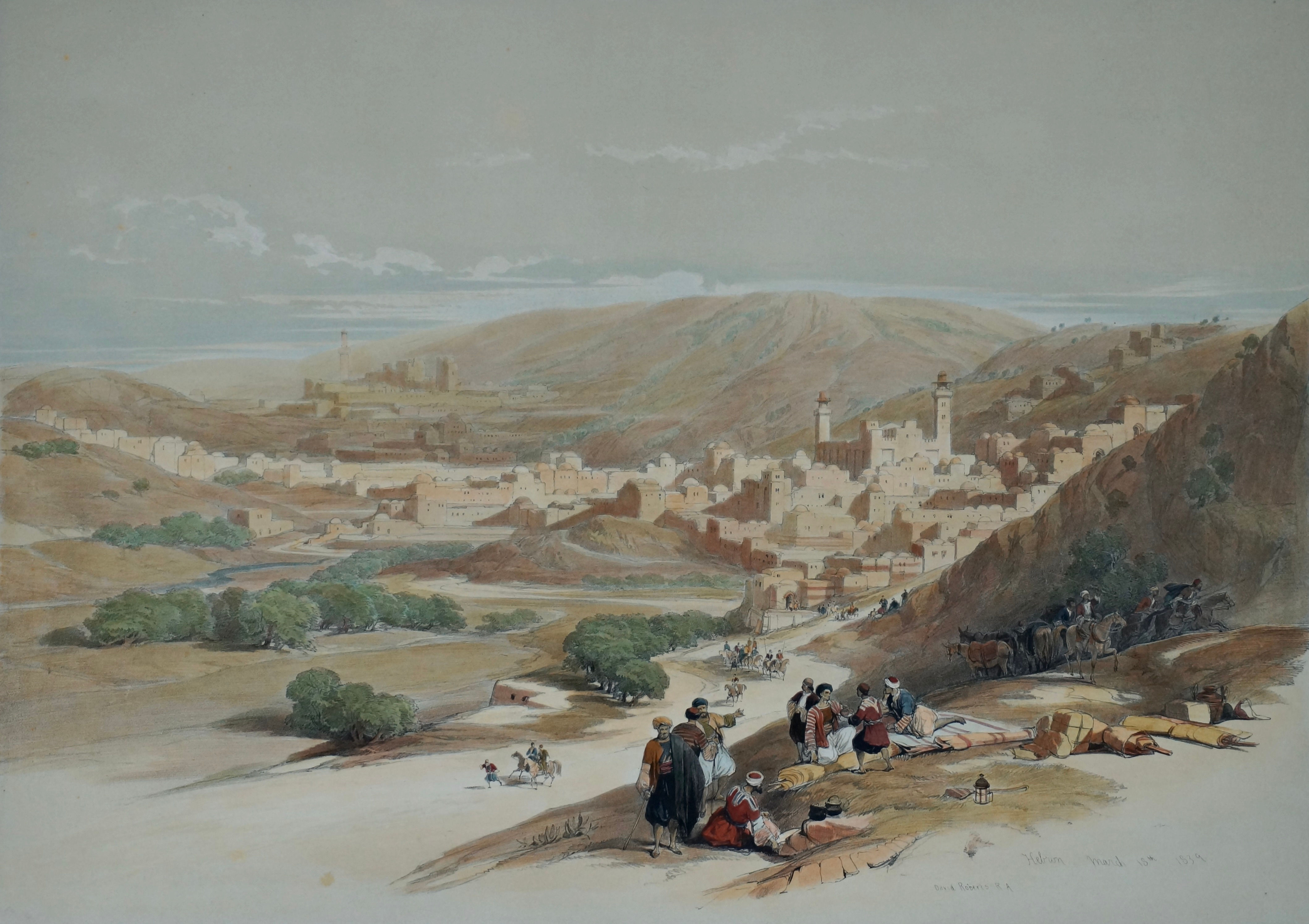 Plate 55 Hebron - After David Roberts