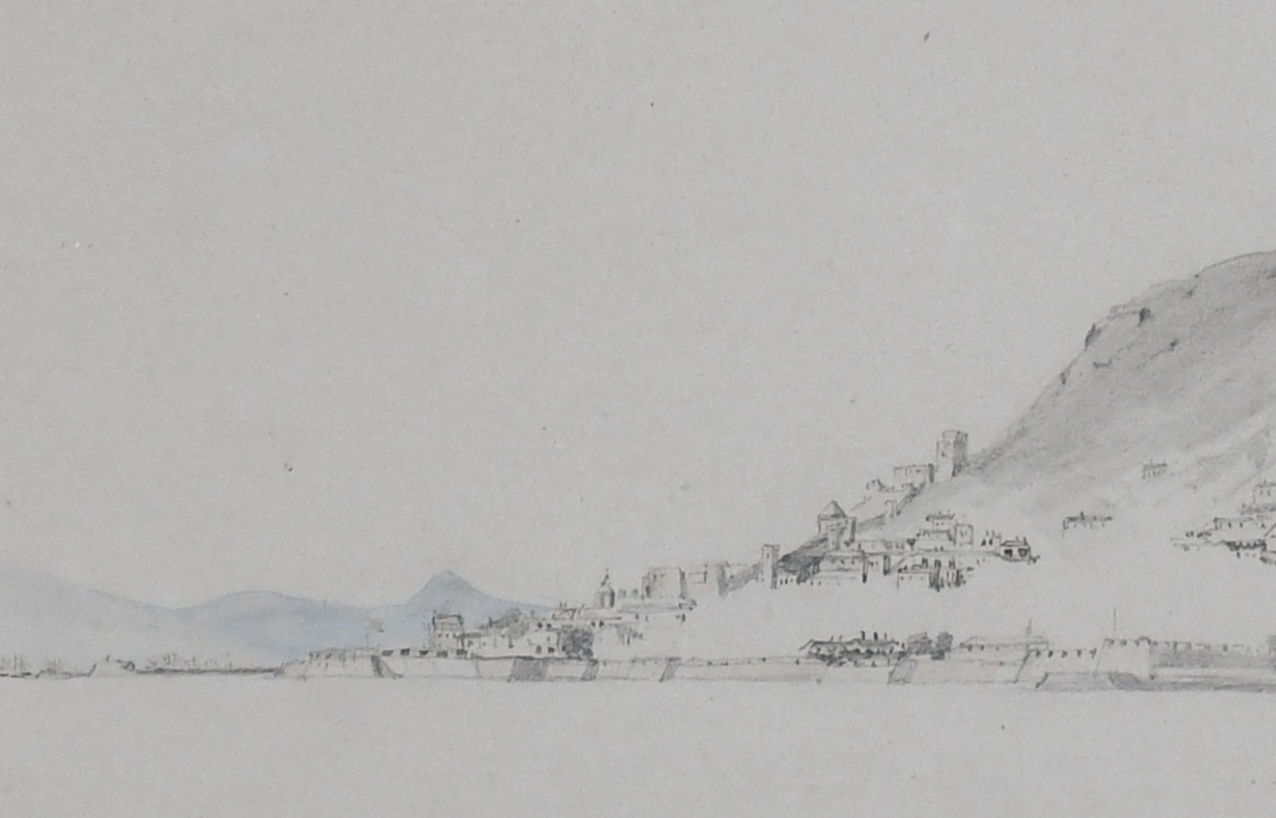 James Duffield Harding (1798-1863) - Gibraltar with the Alameda