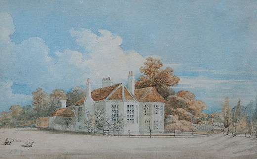 Thomas Girtin (1775-1802) - A Country House c.1798-9 | DOWLE FINE ART