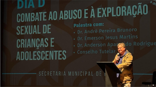 Prefeito de Cerquilho Du Pilon Reforça Combate ao Abuso Sexual Infantil em Evento do Dia D