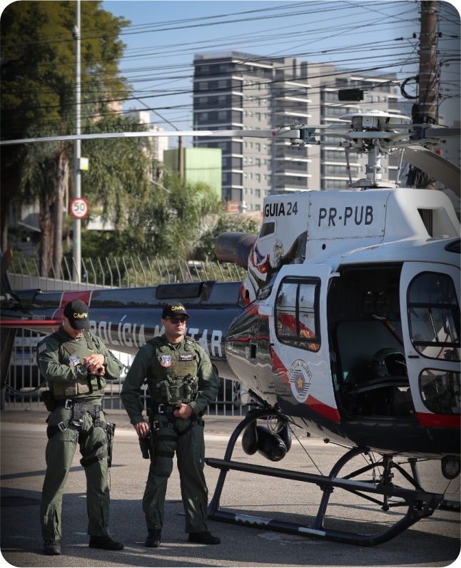 PM Integra Drones e Helicópteros ao Muralha Paulista Contra o Crime
