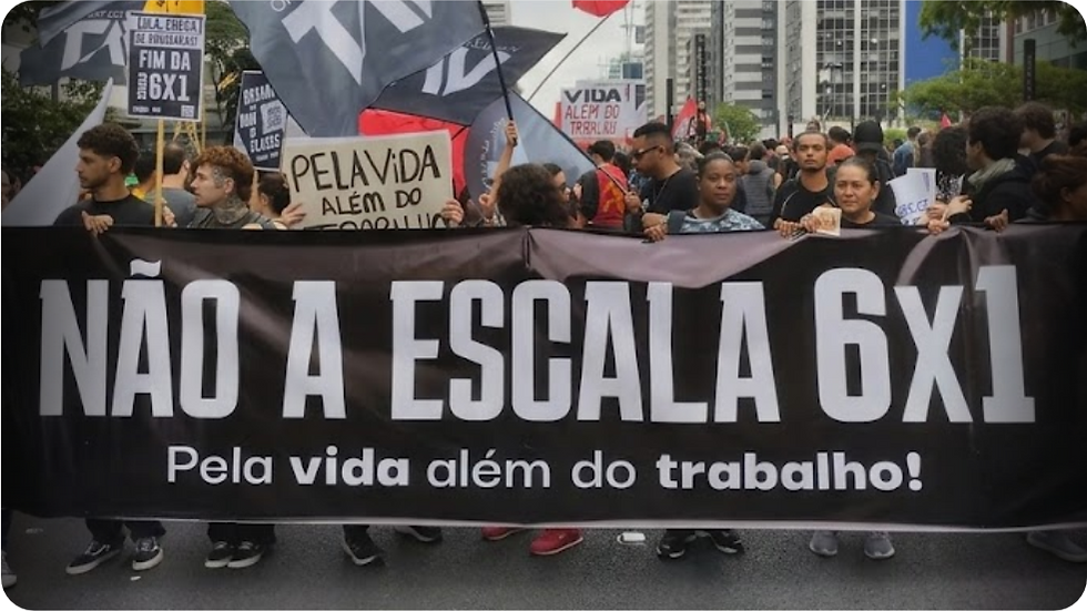 Ato de 1º de Maio em SP Cobra Fim da Escala 6x1 e Critica Congresso